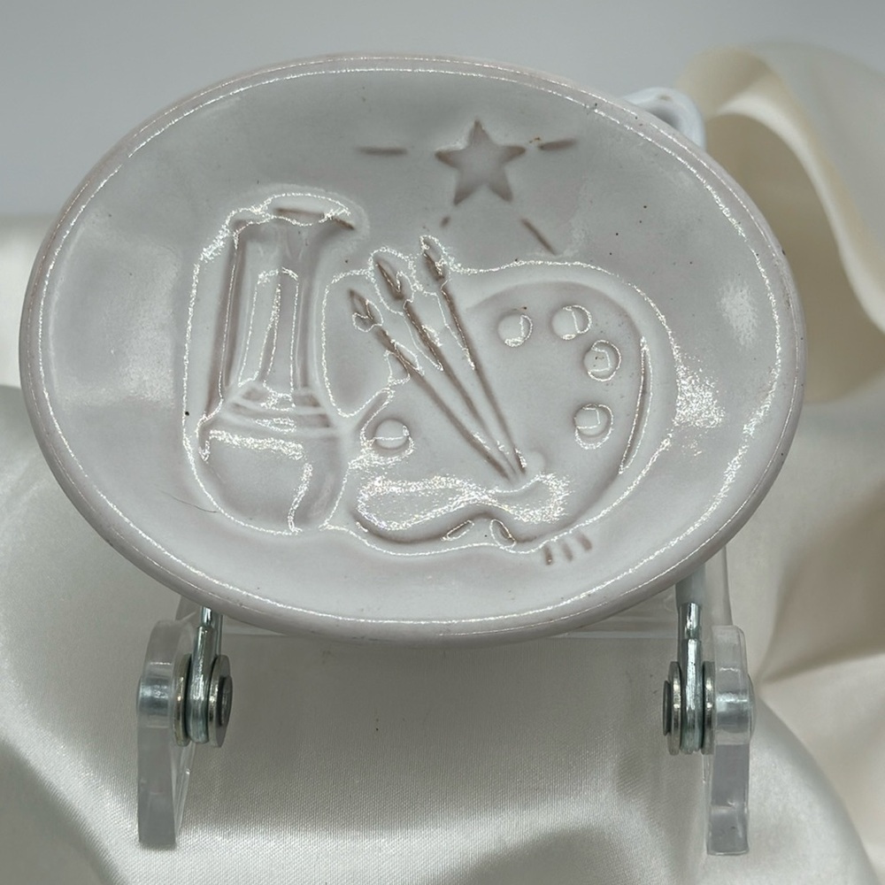 Frankoma 1978 Christmas Card 'Artist's Palette' - Trinket Dish